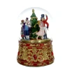 Kurt Adler Water Globe In Pink;gold;green;red