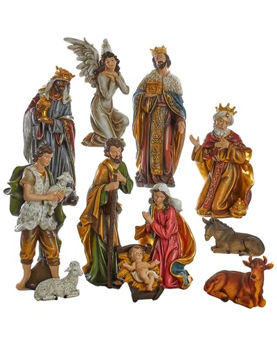 Kurt Adler Nativity Set In Multi