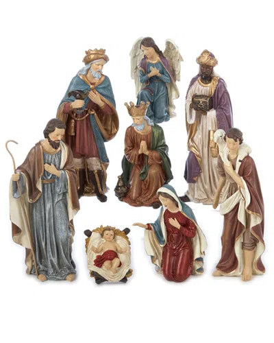 Kurt Adler Nativity Set In Multi