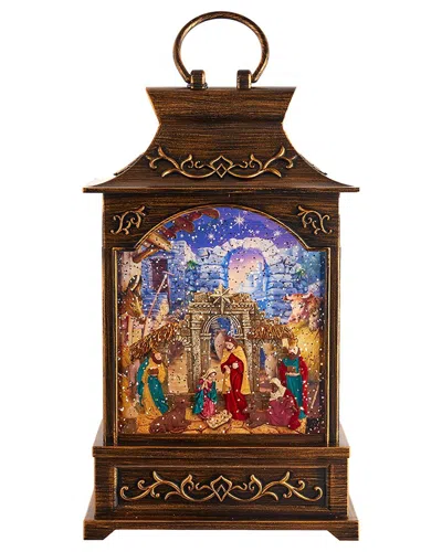 Kurt Adler Nativity Set In Brown