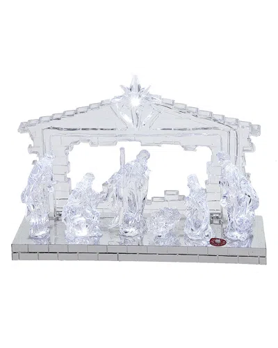 Kurt Adler Nativity Set In White