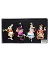 Kurt Adler Noble Gems Ornament Set In Multi
