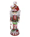 Kurt Adler 18-inch Hollywood Gingerbread Soldier With Cupcake Body Nutcracker In Multicolored