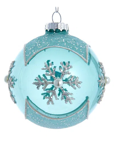 Kurt Adler Ornament Set In Blue