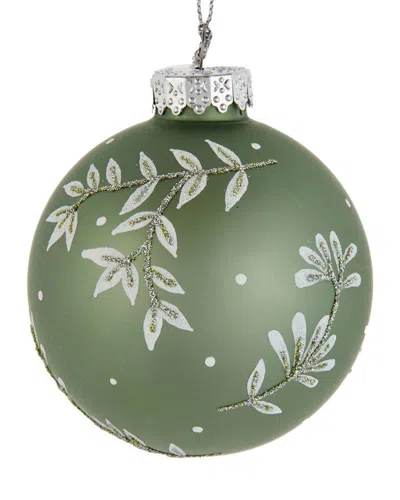 Kurt Adler Ornament Set In Green