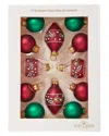 Kurt Adler Ornament Set In Multi