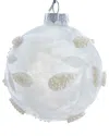 Kurt Adler Ornament Set In White