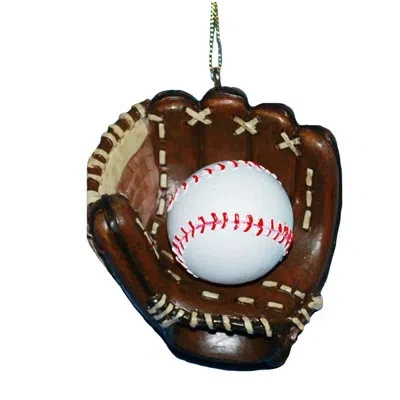 Kurt Adler Ornament Shop Resin Baseball Glove Holiday Shaped Ornament