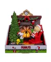 Kurt Adler Peanuts Battery-operated Musical Fireplace Table Piece, 6 Inches In Multicolored