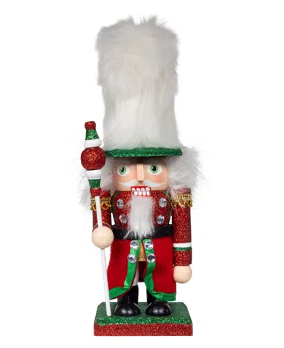 Kurt Adler 9in Hollywood Nutcrackers Red
