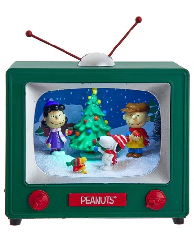 Kurt Adler Peanuts Table Piece In Green