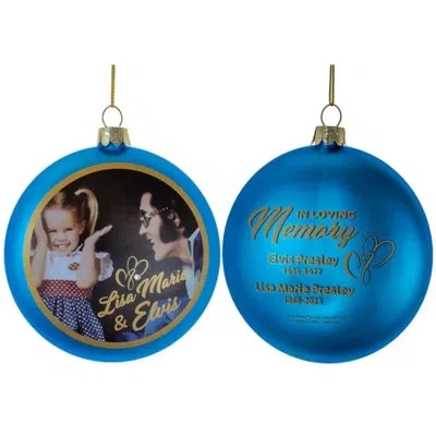 Kurt Adler Photo Ornament In Blue;multicolored
