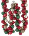 Kurt Adler Plastic Ball Garland In Multicolor
