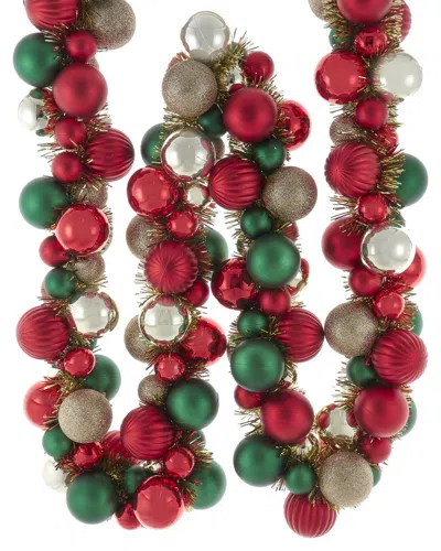Kurt Adler Plastic Ball Garland In Multicolor
