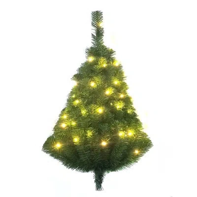 Kurt Adler Pre-lit Norway 2.3' Green Pine Artificial Christmas Tree With 35 White Lights