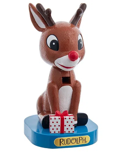 Kurt Adler Rudolph The Red-nosed Reindeer Nutcracker In Brown