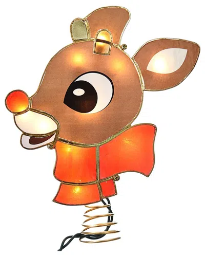 Kurt Adler Rudolph The Red-nosed Reindeer Tree Topper In Multi