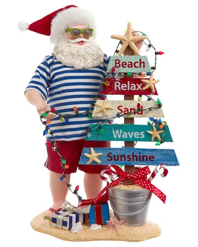 Kurt Adler Santa In Multi