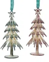 Kurt Adler Set Of 2 Green In Green