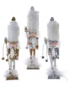 Kurt Adler 9.5go/wht/silv Hllywd Ntckr+hat 3a In Multi