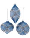 Kurt Adler 3-5.5bl/plt Gls Ball/onion/drp 3a In Multi