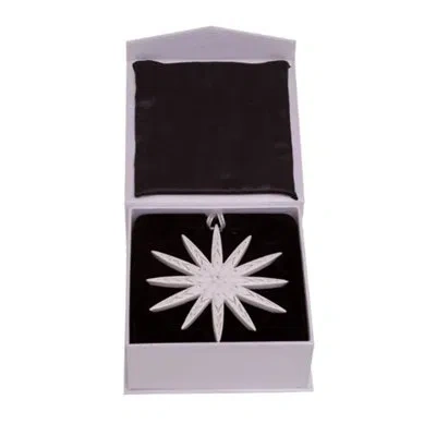 Kurt Adler Snowflake Hanging Figurine Ornament In Multi