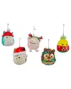 Kurt Adler Squishmallows® Blow Mold Ornaments 5pc Set