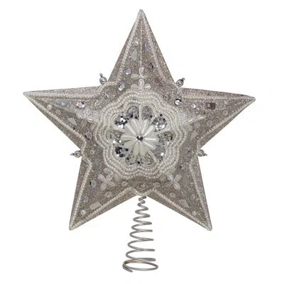 Kurt Adler Star Tree Topper In Multicolor