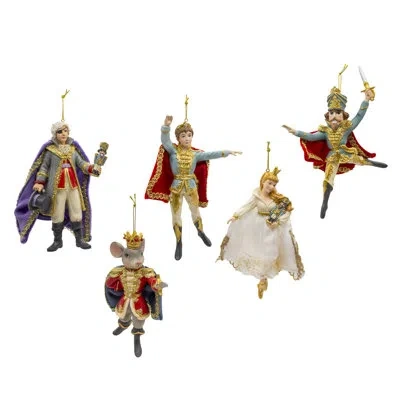 Kurt Adler The Nutcracker Suite Ballet Ornament Set In Multi