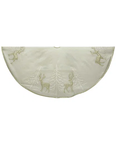 Kurt Adler Tree & Reindeer Tree Skirt