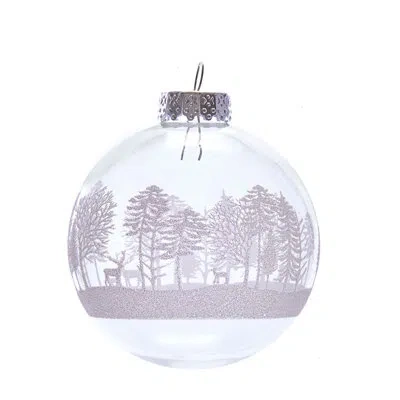 Kurt Adler Tree Glass Ball Ornament