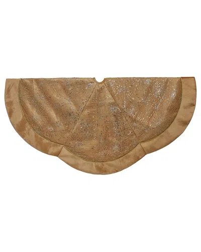 Kurt Adler Tree Skirt In Brown