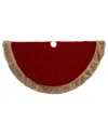 Kurt Adler Tree Skirt In Red