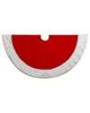 Kurt Adler Tree Skirt In Red