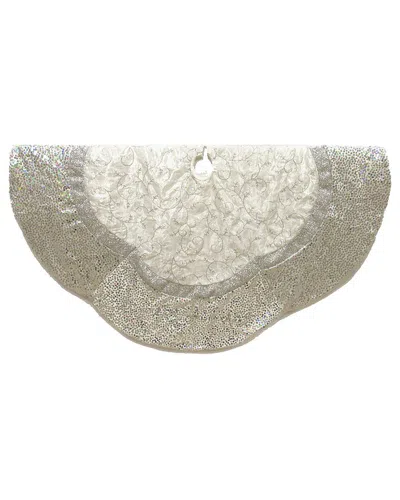 Kurt Adler Tree Skirt In Neutral