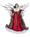 Kurt Adler Tree Topper In Red