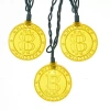 Kurt Adler Ul 10-light Bitcoin Light Set In Yellow