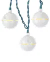 Kurt Adler Ul 10-light Death Star Light Set In White
