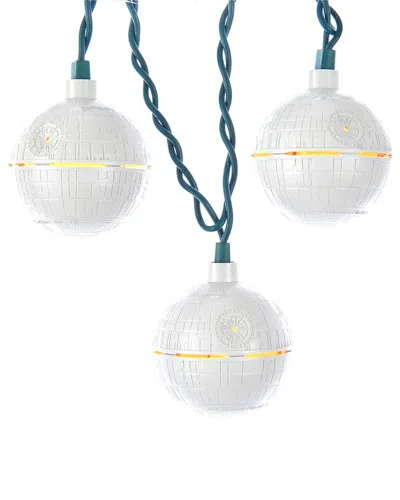 Kurt Adler Ul 10-light Death Star Light Set In White