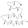 Kurt Adler Ul 10-light Flicker Flame Longer String Lights In Multi