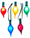 Kurt Adler Ul 10-light G45 Multi Teardrop Light Set In Multi