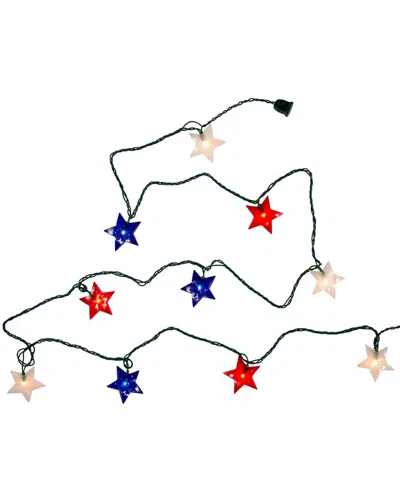 Kurt Adler Ul 10-light Patriotic Star Light Set
