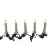 Kurt Adler Ul 10-light White Clip-on Extended String Lights In White