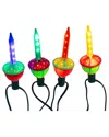 Kurt Adler Ul 7-light Led Multicolor Bubble String Light Set In Multi