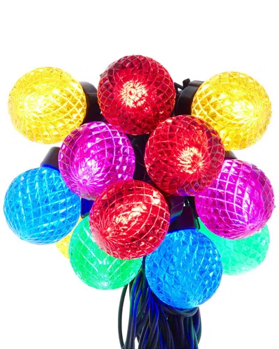 Kurt Adler Vibrant Ul 20-light Multicolor G40 Faceted Led Light Set