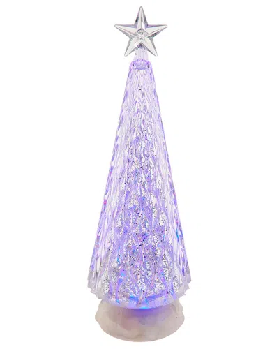 Kurt Adler Water Globe In Purple