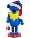 Kurt Adler Wooden 10-inch Grateful Dead Bear Nutcracker In Blue