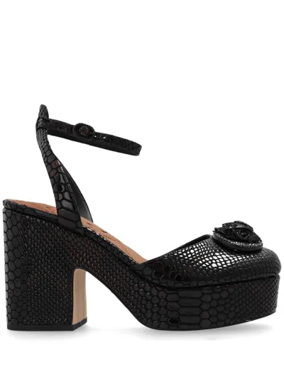 Kurt Geiger London Embellished Chelsea Platform Pumps In Black