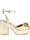 Kurt Geiger Leather Chelsea Platform Heels