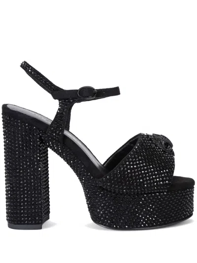 Kurt Geiger 125mm Kensington Platform Sandals In Blk/other